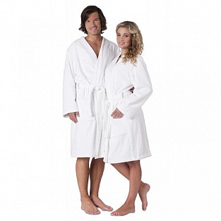 unisex župan Vestis 1250 SAUNA 0100 biely kimono