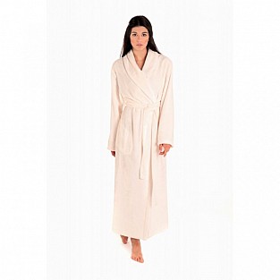 unisex župan Vestis 2156 SIENA dlhá 1151 krémova golier