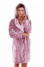 dámsky župan Vestis 4856 FLORA 4353 mauve mist