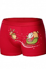 boxerky vianočne Cornette 007/67 Santa Sleigh