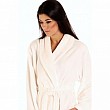 unisex župan Vestis 2156 SIENA dlhá 1151 krémova golier