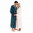 unisex župan Vestis 2156 SIENA dlhá 1151 krémova golier